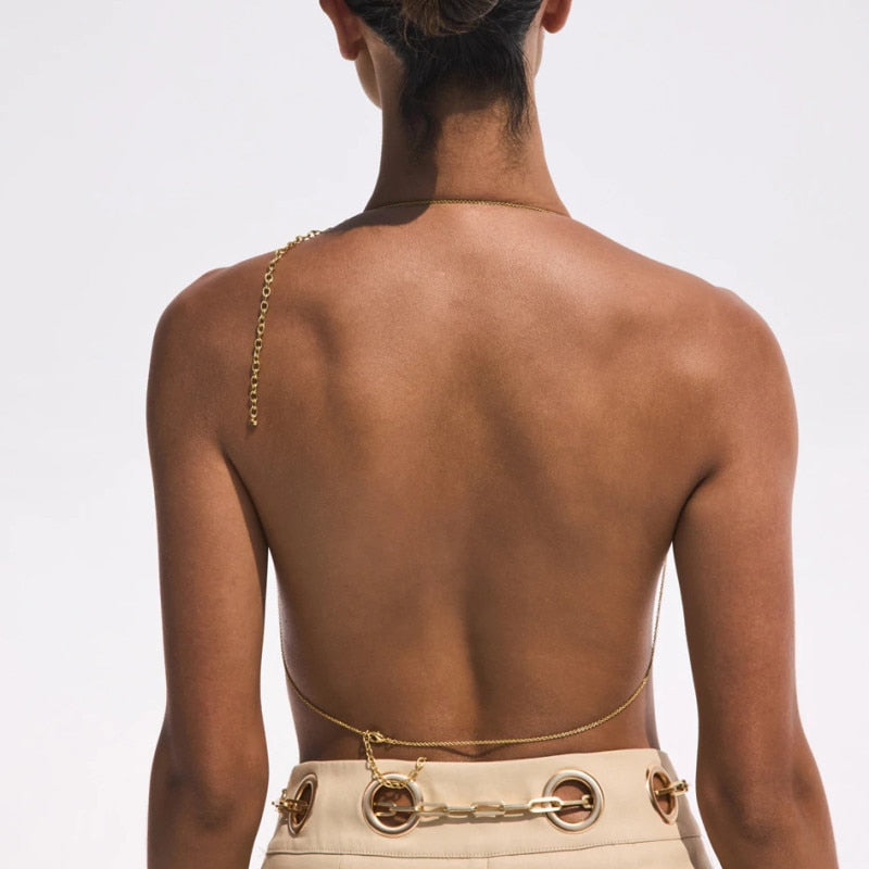 Namie Wired Bra Body Jewelry - Gold or Silver