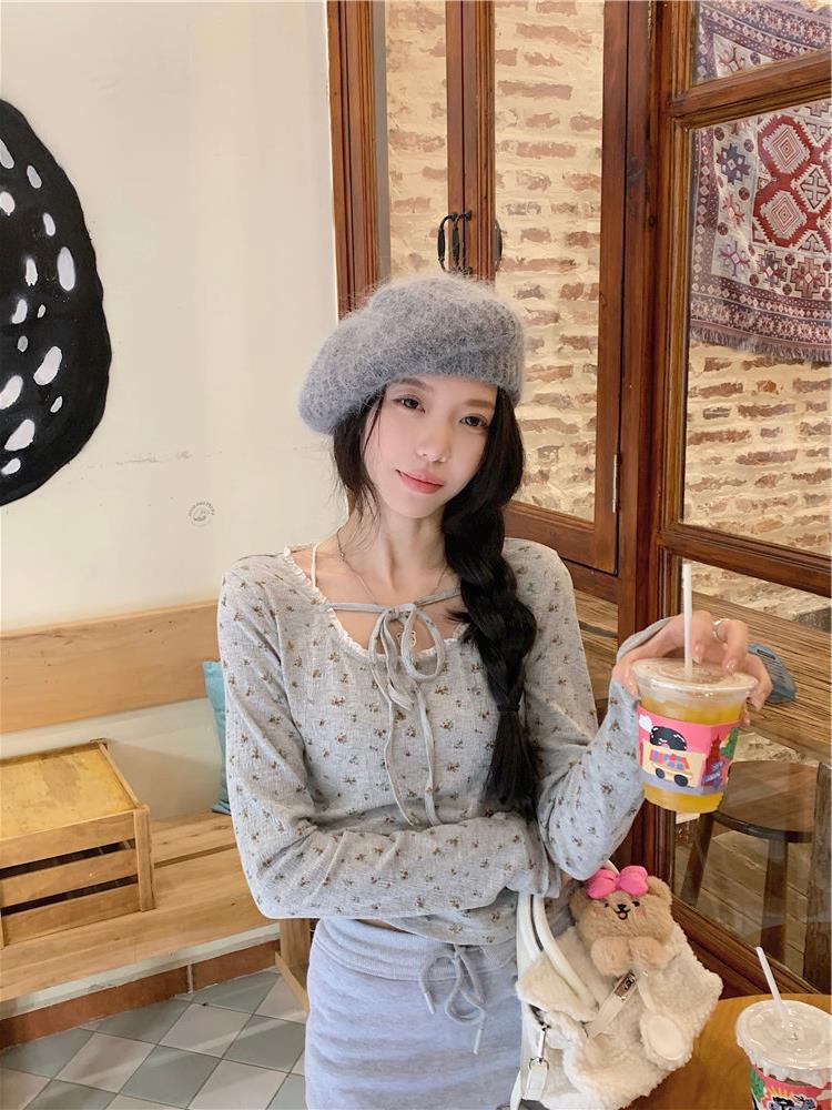 Lilia Butterfly Cut Out Printed Top