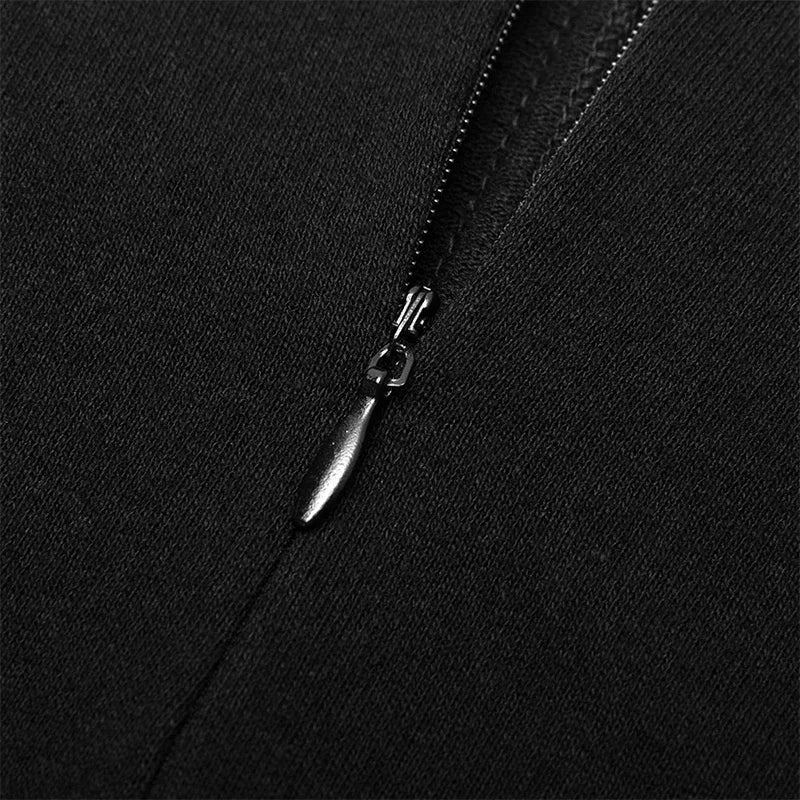 Witch Irregular Sharp Punk Cotton Linen Knit Mid-length Gothic Dress