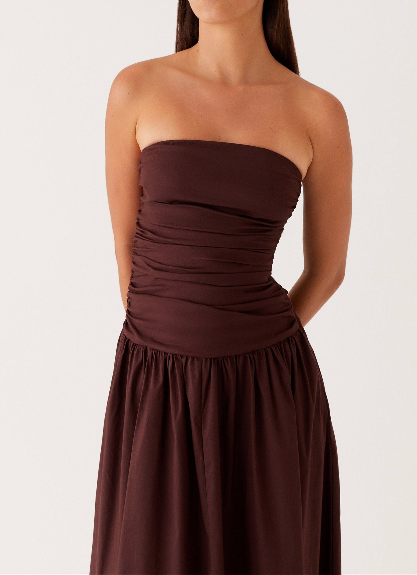 Milana Maxi Dress - Brown