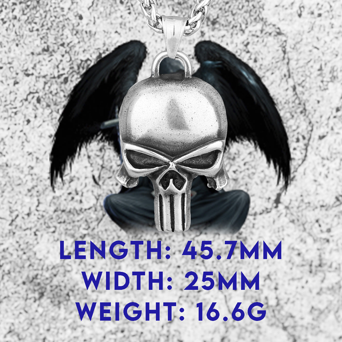 Punisher Skull Simple Necklace