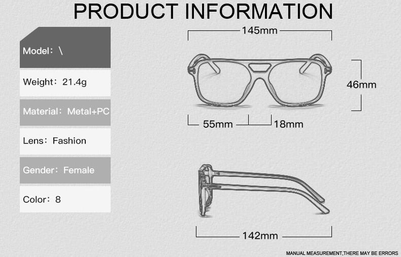 RiRi Vintage Square Sunglasses