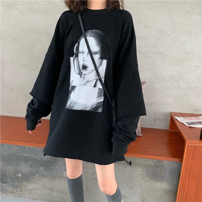 Rollipop Mona Lisa Sweatshirts - 2 Colors