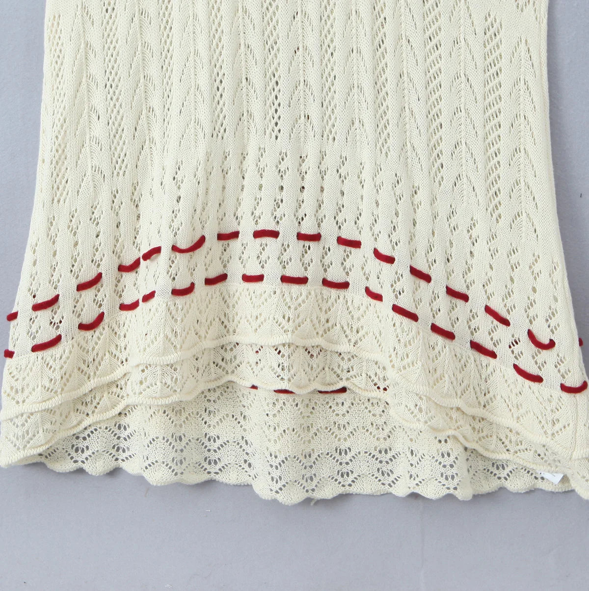 Kailin Cherry Applique Knit Dress