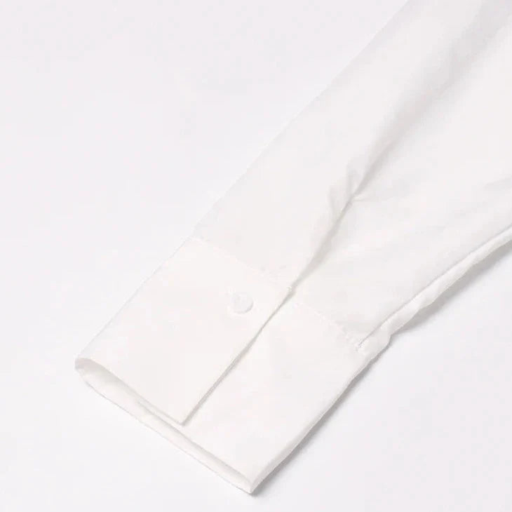 Zordie Open Back White Shirts