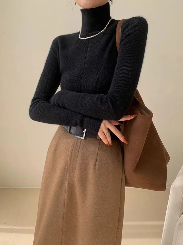 Mariana Turtleneck Sweater Knit Top