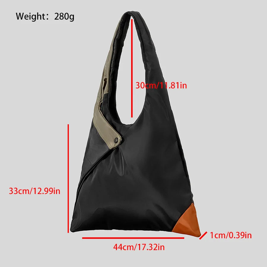 Origami Fold Utilitarian Nylon Bag