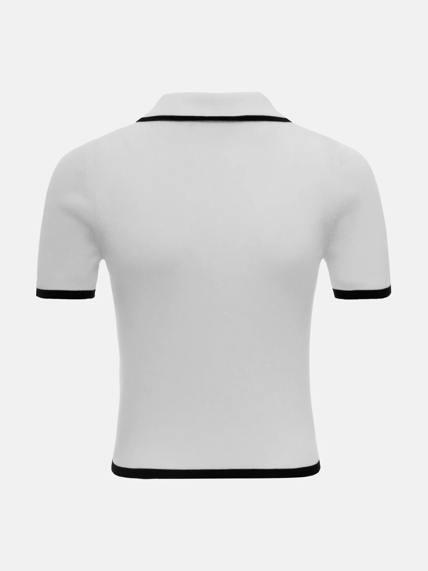 Jackie Casual Polo Knit Top