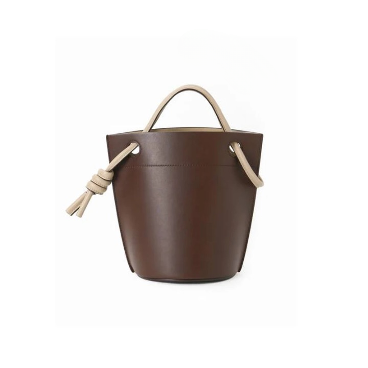 Tara Minimalist Knot Detail Bucket Bags