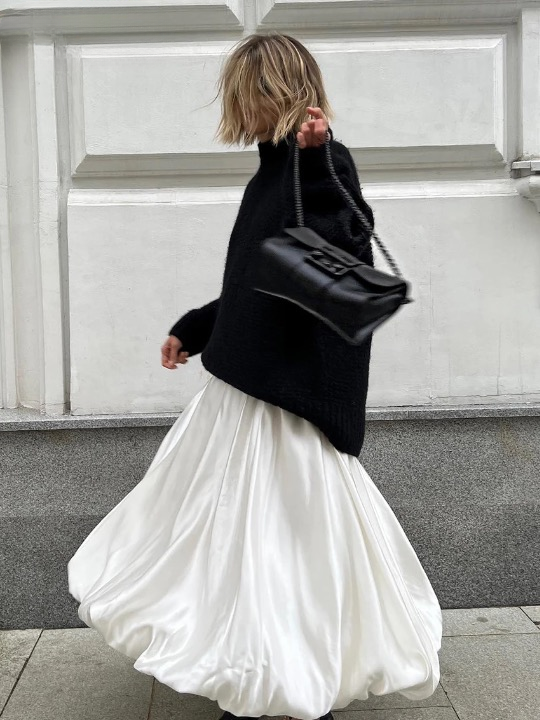 Alexine Valance Hem Flare Satin Skirts - 3 Colors