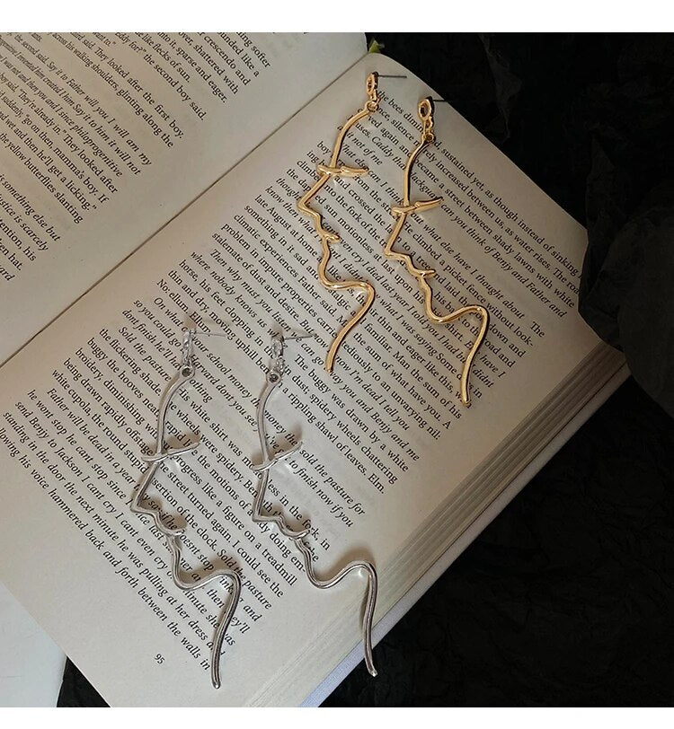 Abstract Face Shape Earrings