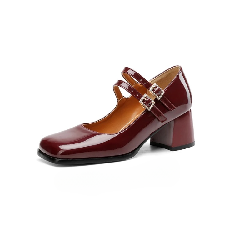 Jollie Double Strap Maryjane Pumps