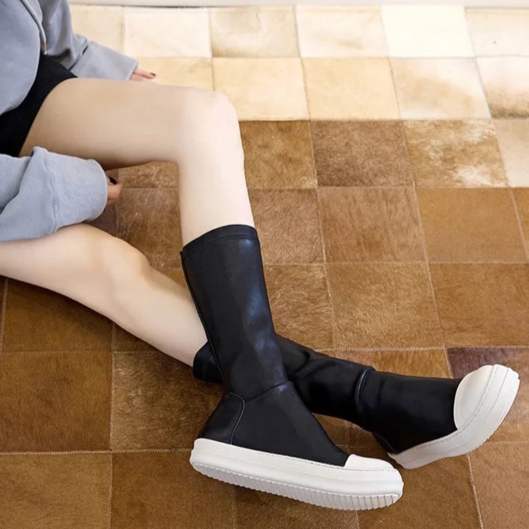 Khari Platform Sock Glove Sneaker Boots