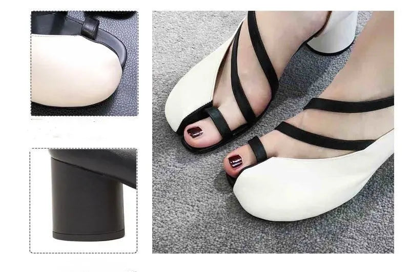 Emersyn Half Cut Out Tabi Sandals