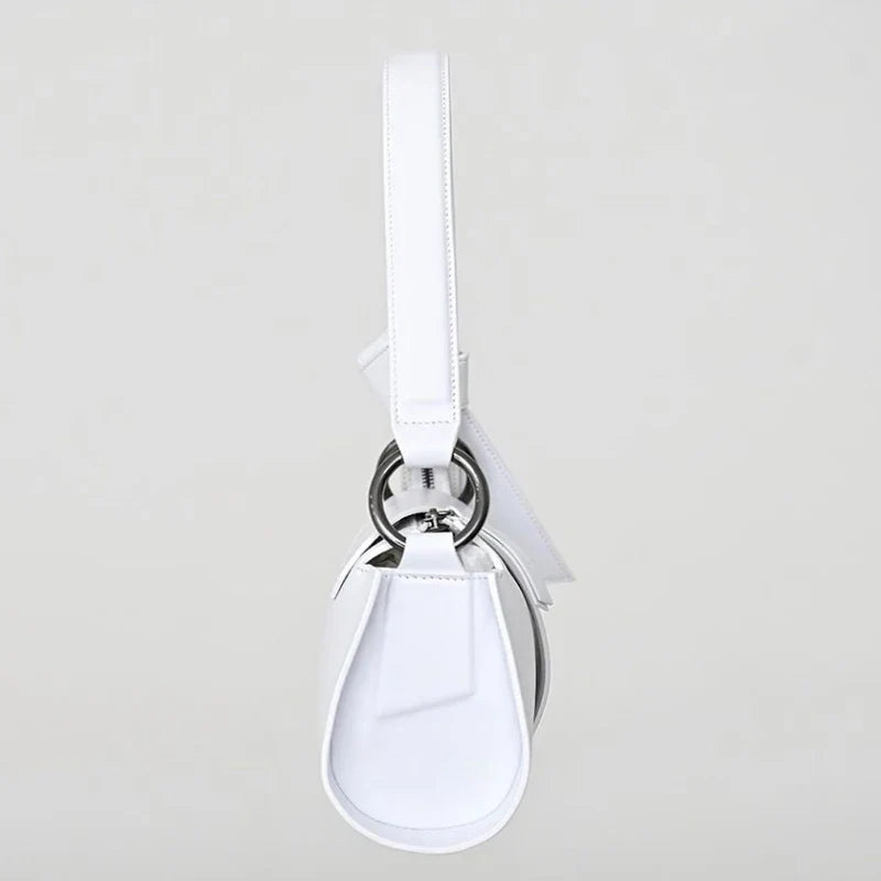 Saira Rolled Look Baguette Bag