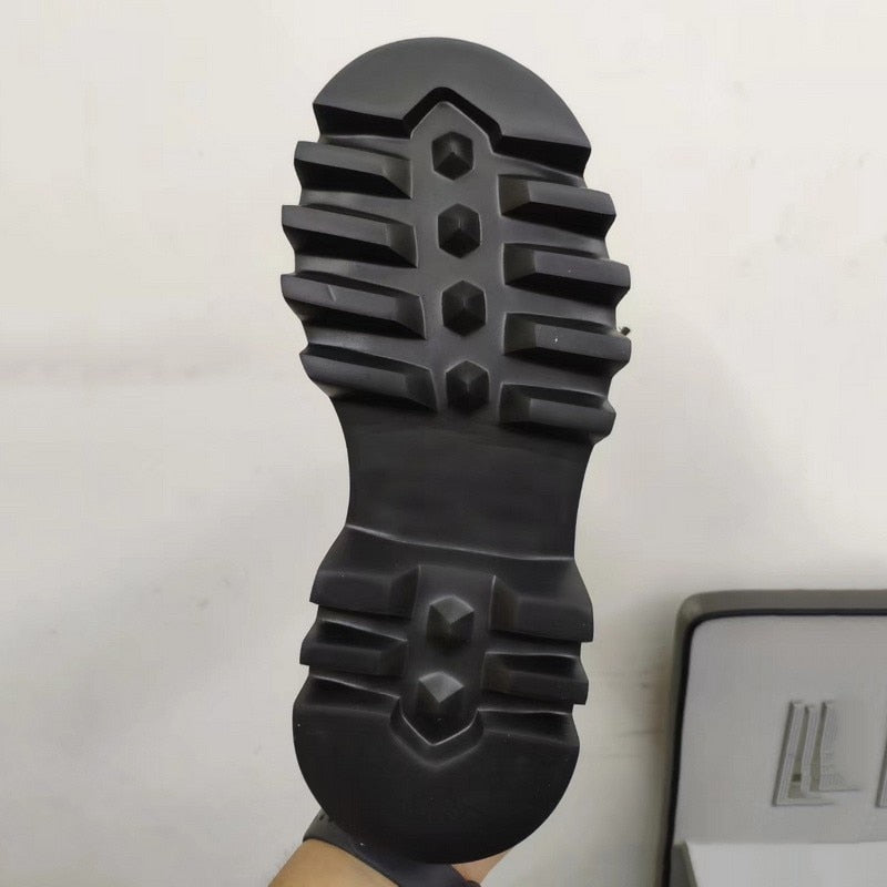 Tuva Back Lace-Up Military Boots