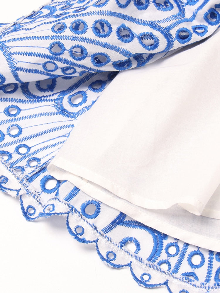 Vianca Strapless Eyelet Mini Dresses - 4 Colors