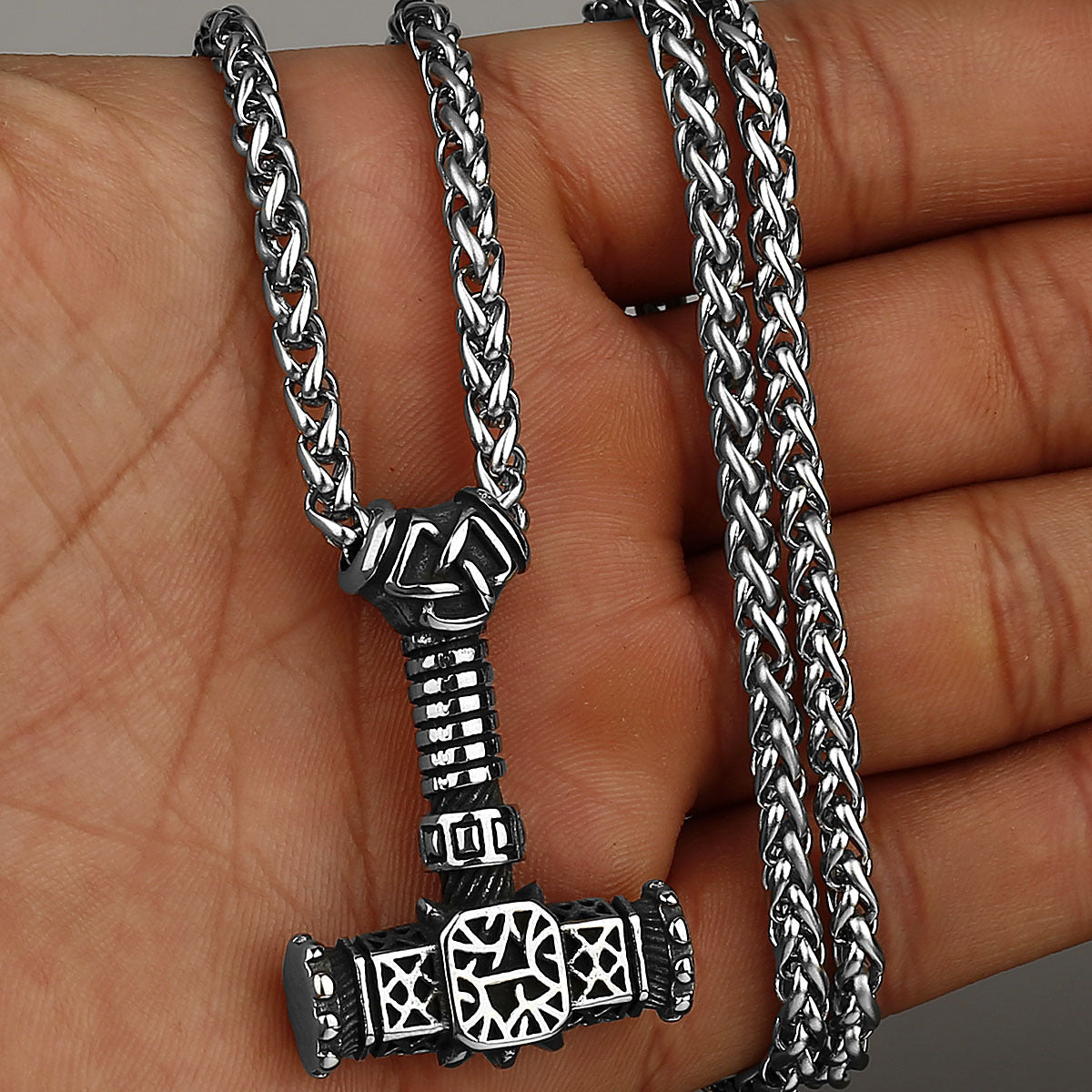 Viking Quake Hammer Necklace