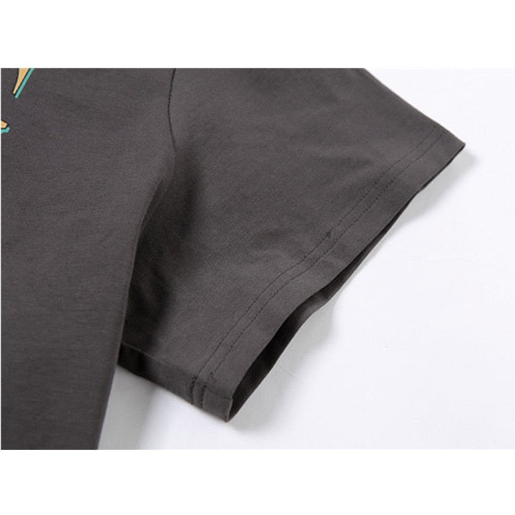 Wyoming Gothic Graphic Crop Tops - 4 Colors