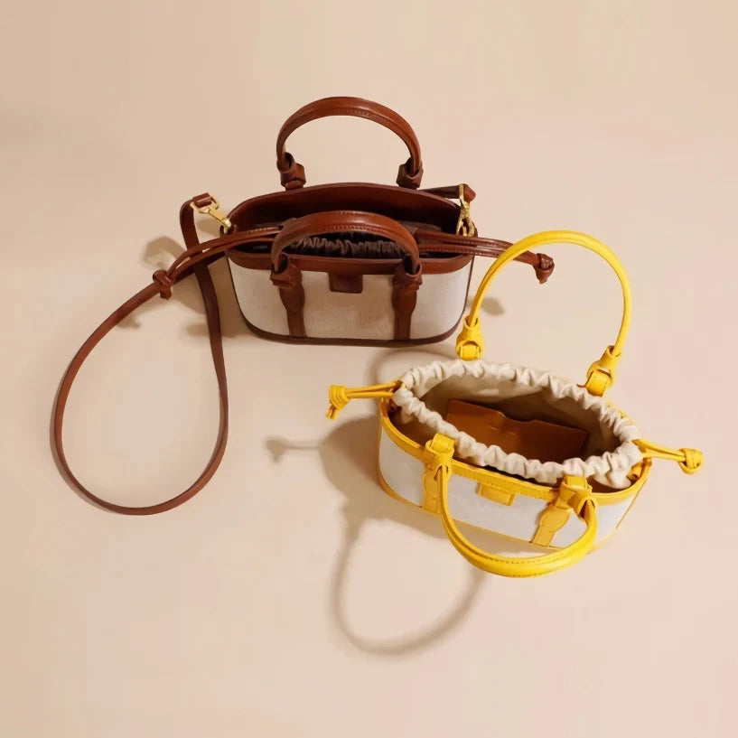 Luxurious Genuine Leather Messenger Shoulder Bag