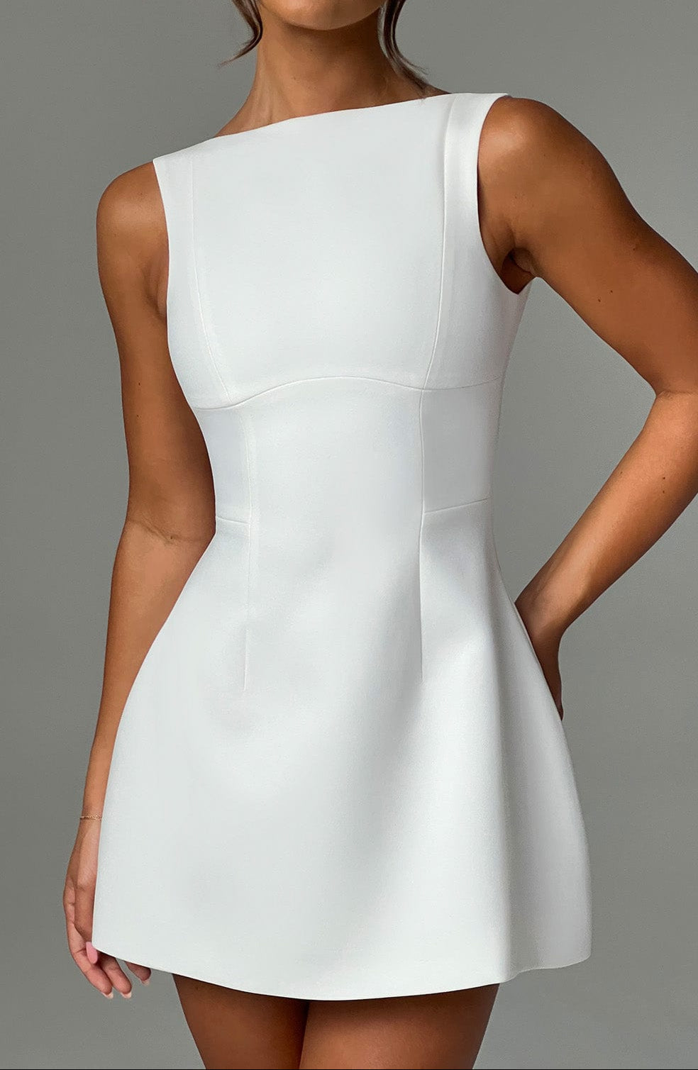 Valentina Mini Dress - Ivory
