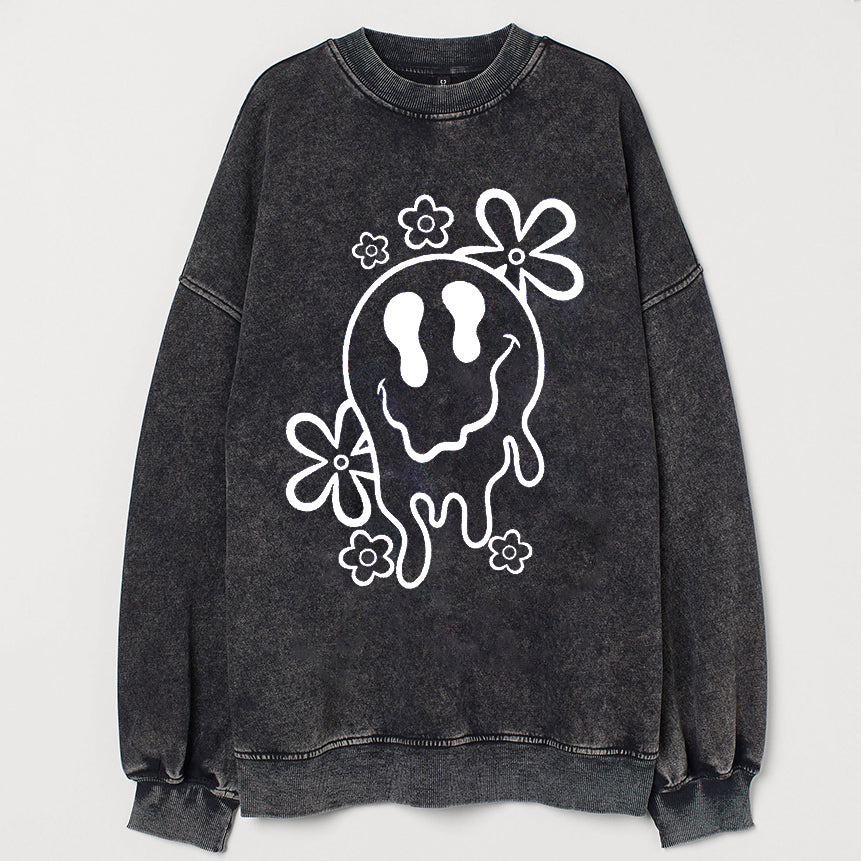 Drippy Smiley Vintage Sweatshirt
