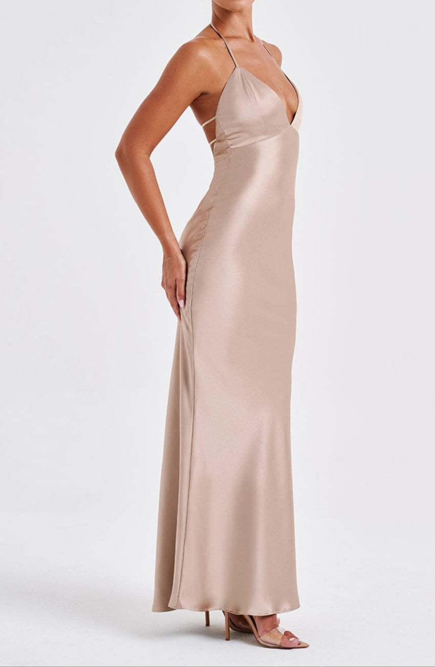 Ana Maxi Dress - Champagne