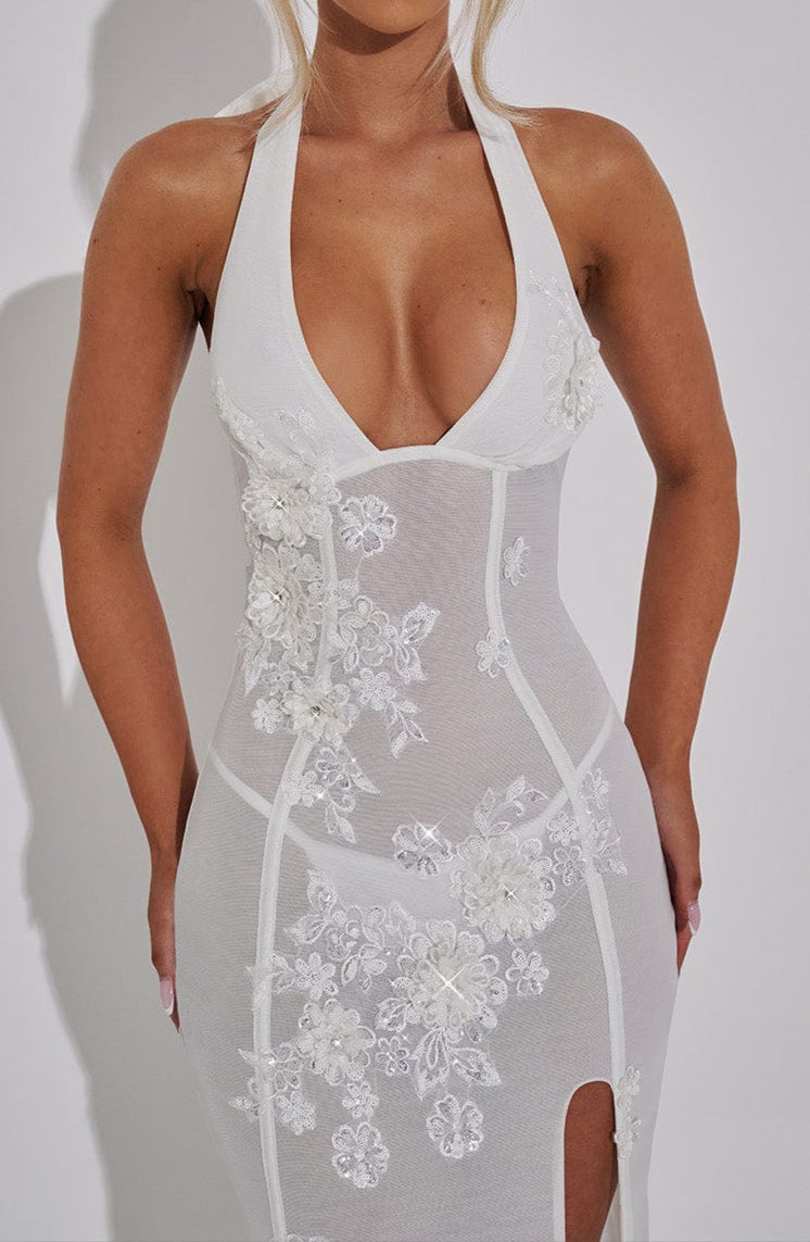 Alicia Maxi Dress-Ivory