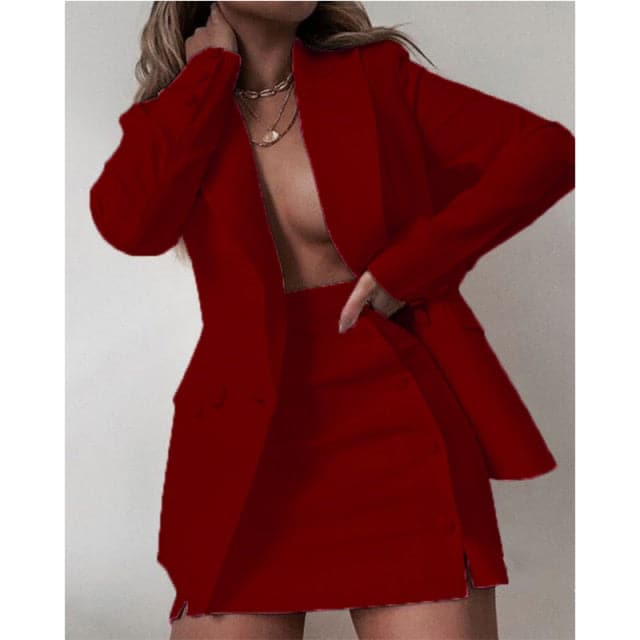 Fashion Streetwear Candy Colour Coat + Shorts Set