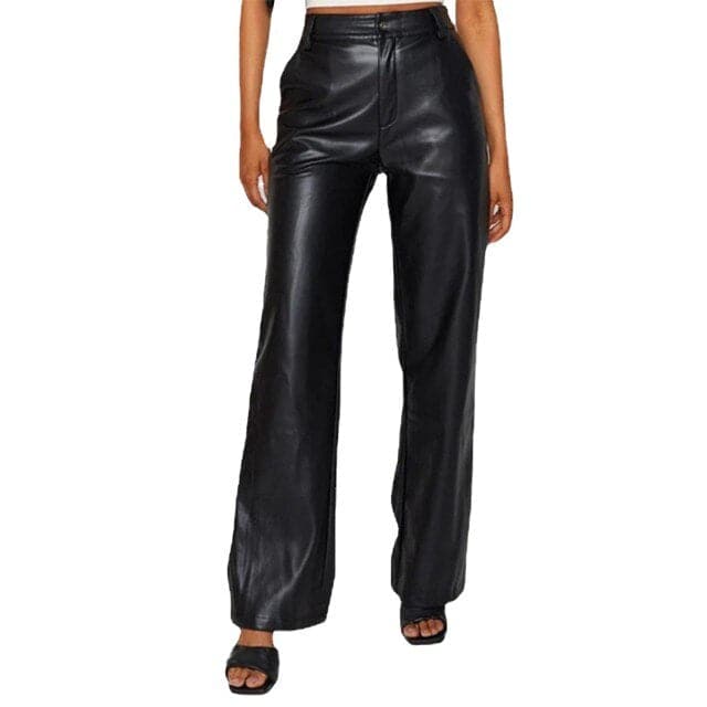 Fashion Pu Faux Leather Pants Leggings