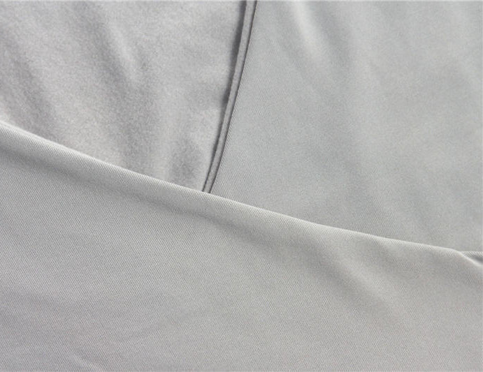 Ruched Solid White Black Red Long Sleeve Office Formal Dresses