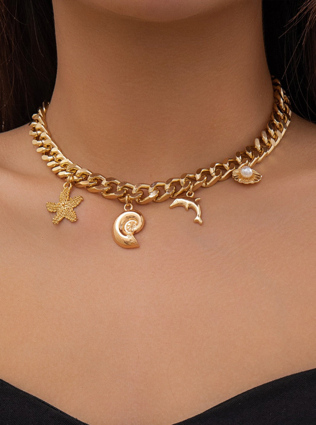 Ocean-themed Pendant Necklace