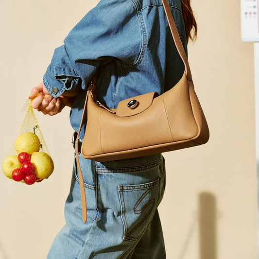 Luxe Leather Crossbody Shoulder Bag