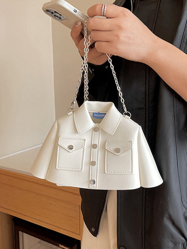 Chains Rivet Jacket-Shaped Split-Joint Crossbody Bags Bags Accessories Bags