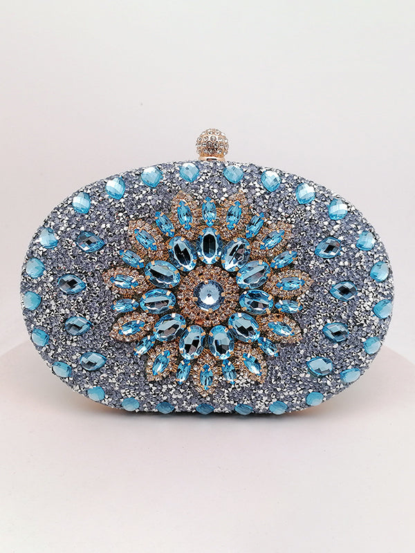 Geometric Shiny Split-Joint Handbags Bags Accessories Bags