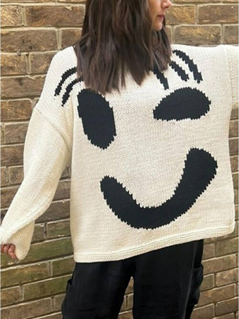 Happy Sunday Feel Good Knit Sweater