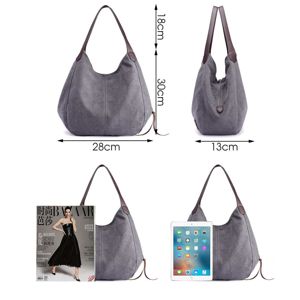 Canvas Tote Handbag