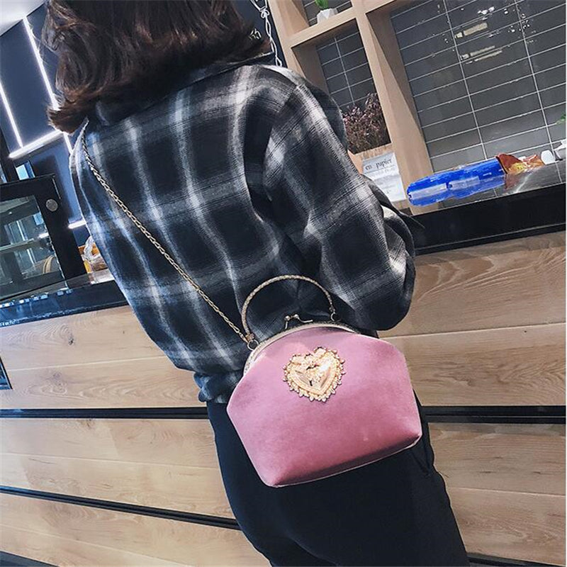 Elegant Vintage Velvet Handbag