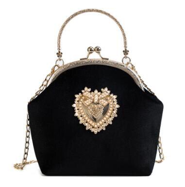 Elegant Vintage Velvet Handbag
