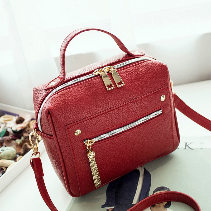 Classic Elegant Leather Handbag