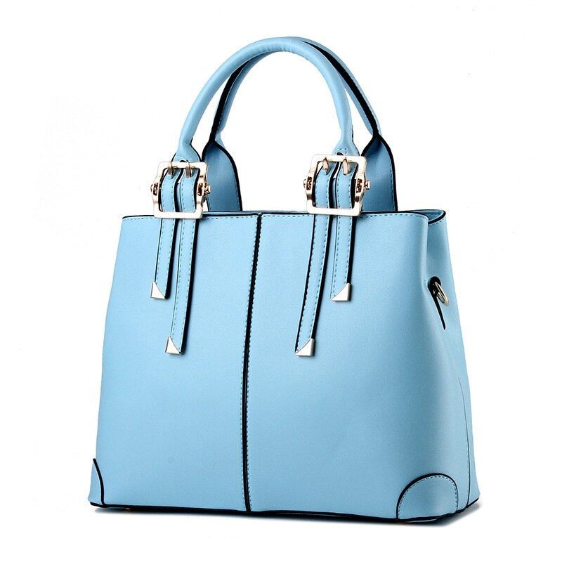 Elegant Classic Solid Color Handbag