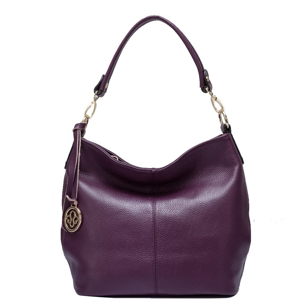 Soft Genuine Leather Shoulder Bag