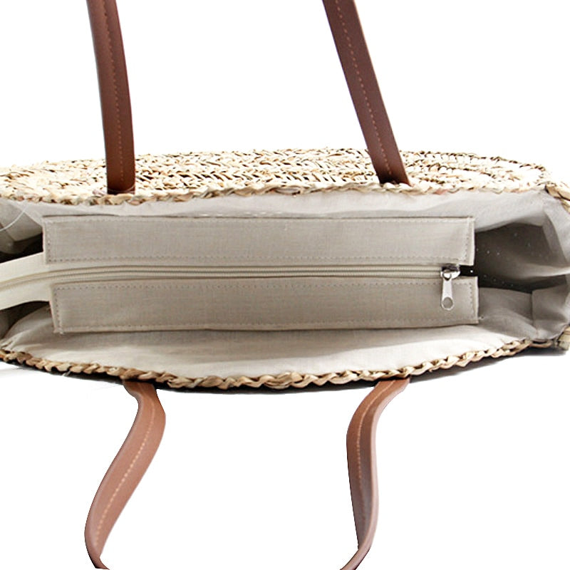 Beach Circular Shaped Handbags