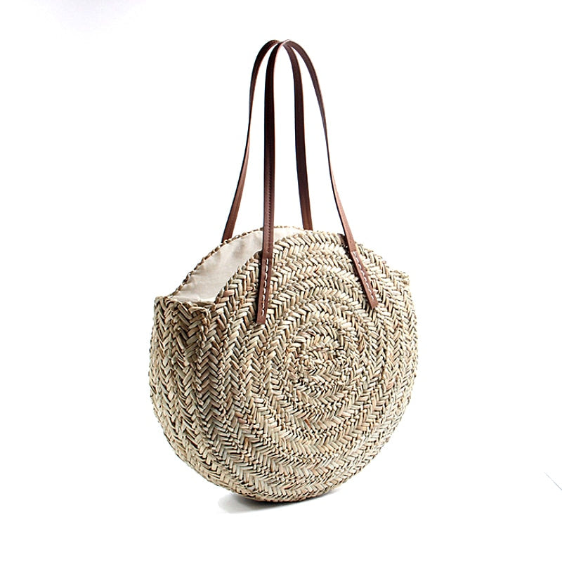 Beach Circular Shaped Handbags