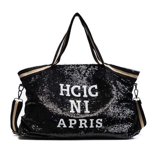 Fashion Sequined Top-Handle Bag