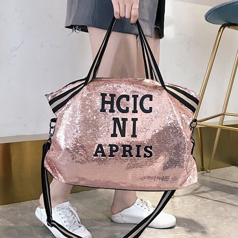 Fashion Sequined Top-Handle Bag