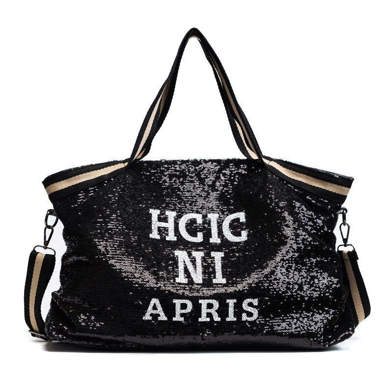 Fashion Sequined Top-Handle Bag