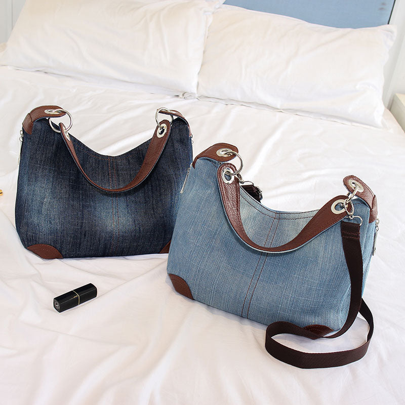 Denim Hobo Bag