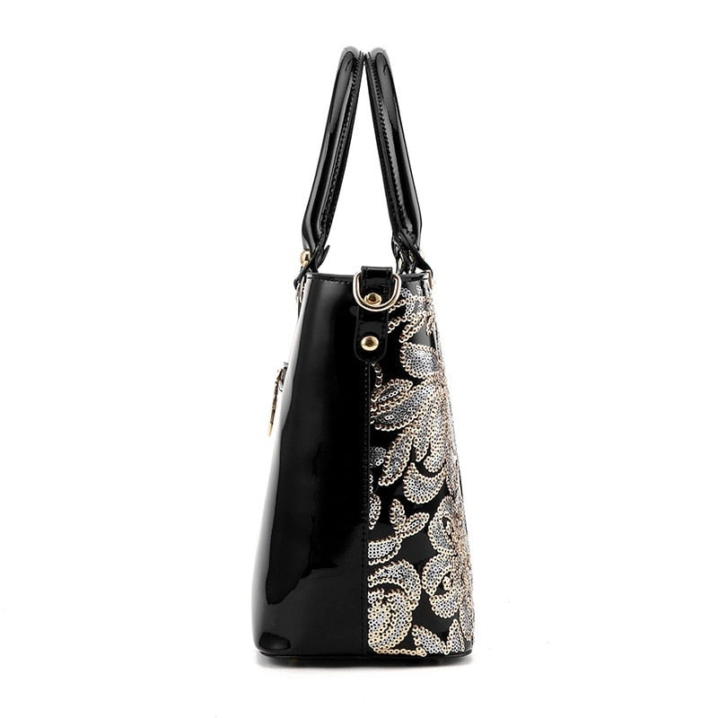 Floral Patterned Shoulder Bag