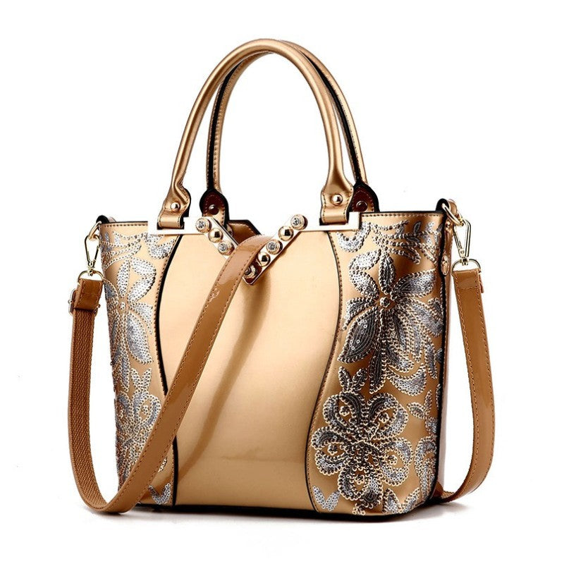 Floral Patterned Shoulder Bag